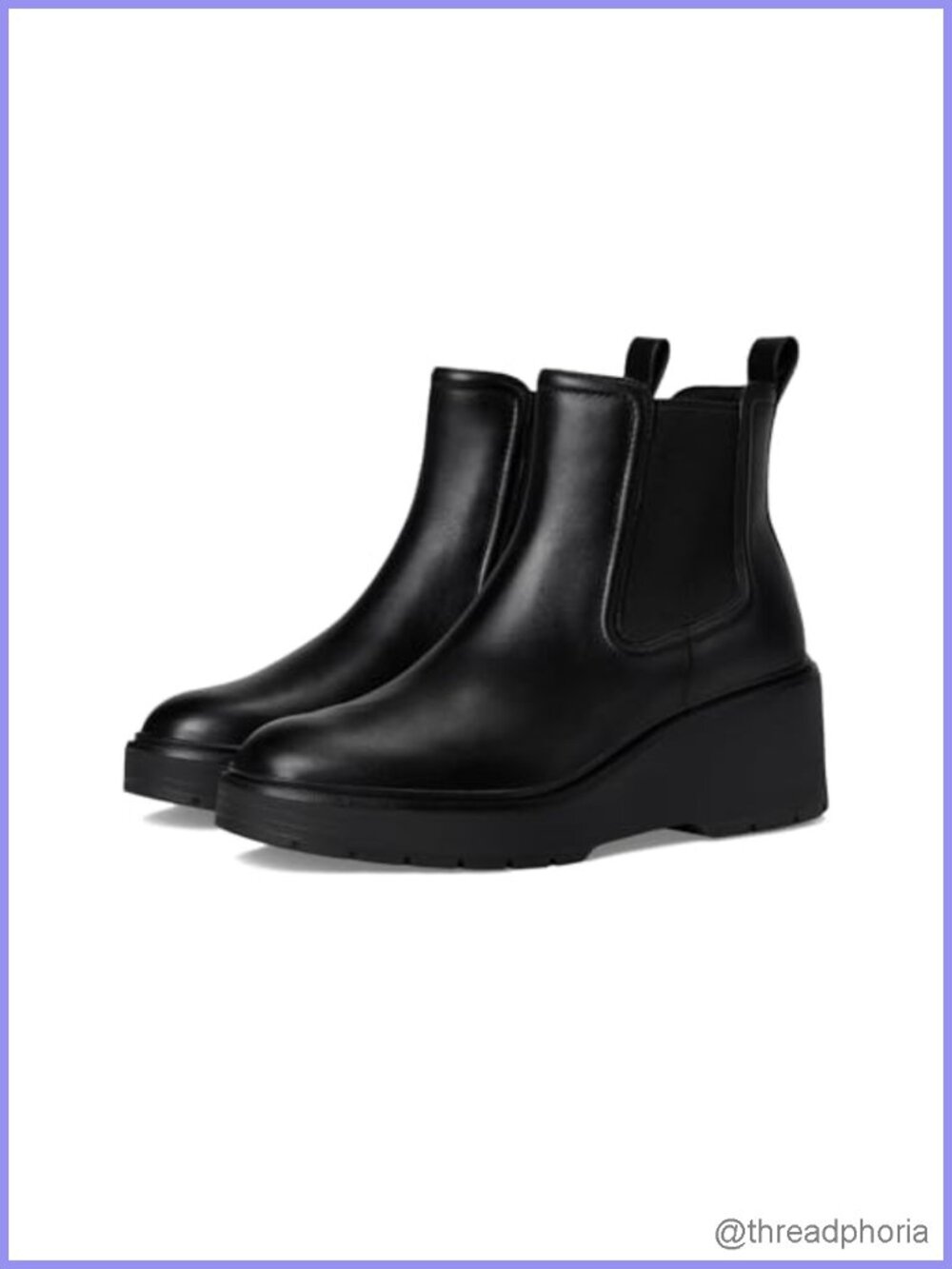 Cole Haan Zerogrand Cityquest Wedge Waterproof Mid-Calf Boots Round Toe
